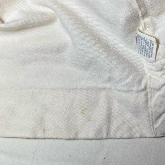 A&E | Mens L | White 1/4 Button Up Pullover Sweater | 100% Cotton - Picture 8 of 8